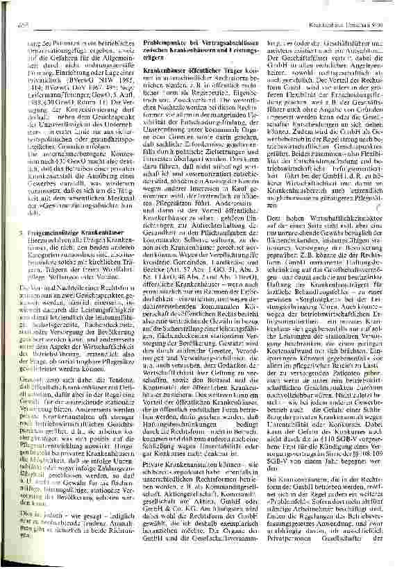 Vorschauseite 3: Anforderungen an die Rechtsform von Krankenhäusern