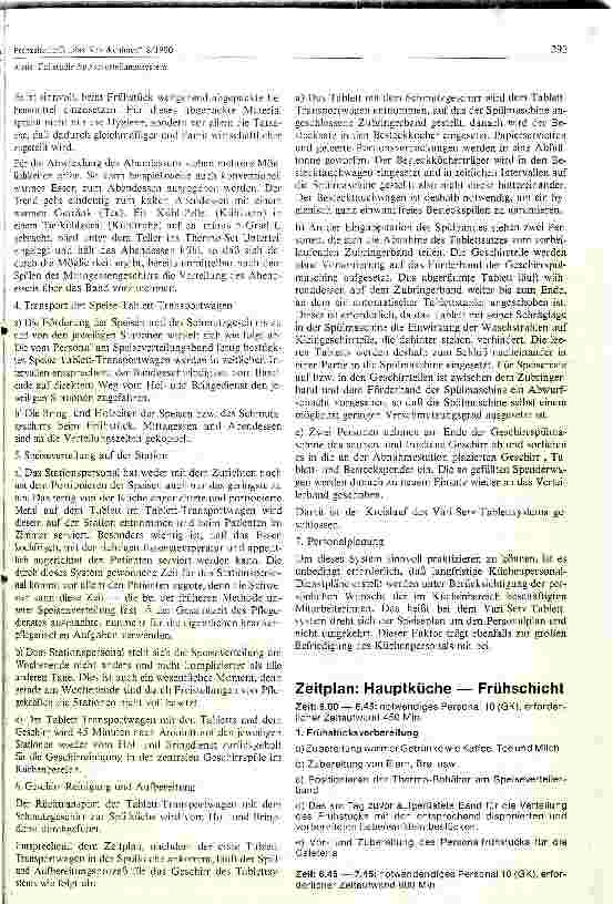Vorschauseite 5: Fallstudie : Umstellung auf neues Speiseverteilungssystem im KKH Norden