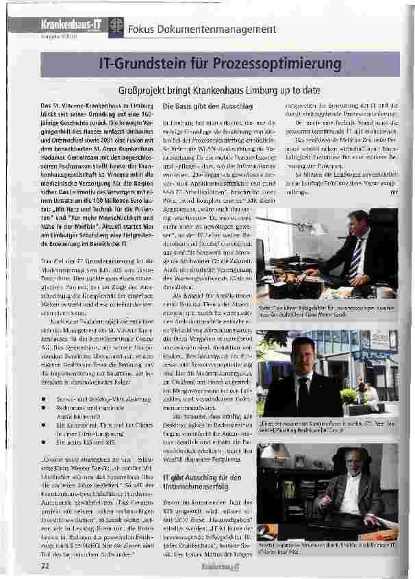 Vorschauseite 1: IT-Grundstein für Prozessoptimierung