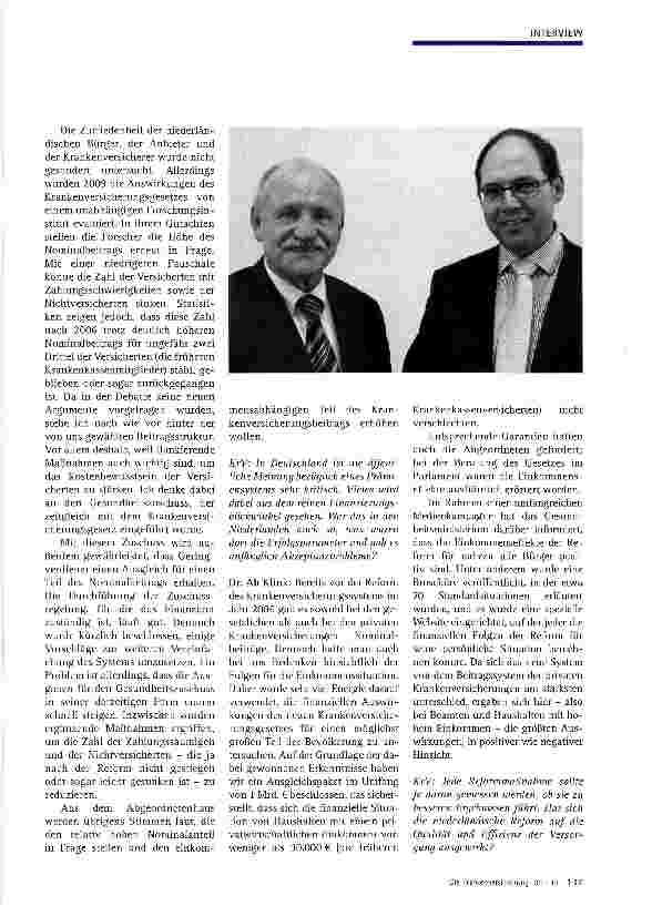 Vorschauseite 2: Verbesserung von Qualität und Kosten - Effekte der Reform für nahezu alle Bürger positiv