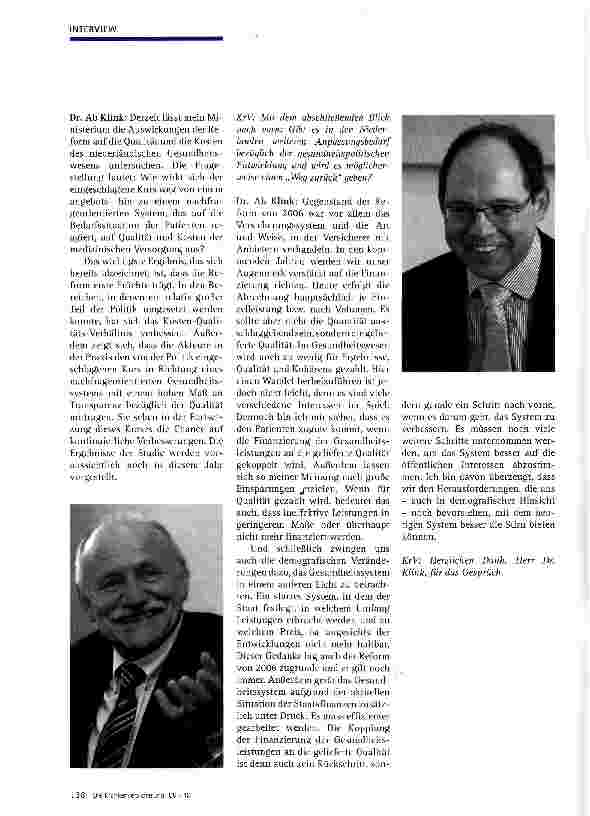 Vorschauseite 3: Verbesserung von Qualität und Kosten - Effekte der Reform für nahezu alle Bürger positiv