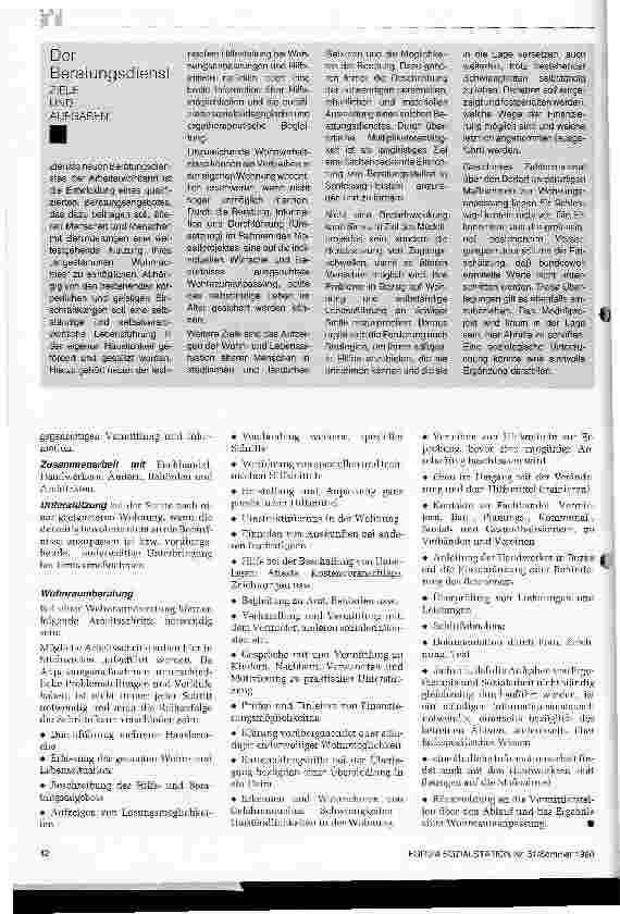 Vorschauseite 3: Die Wohnsituation im Alter Selbständig leben
