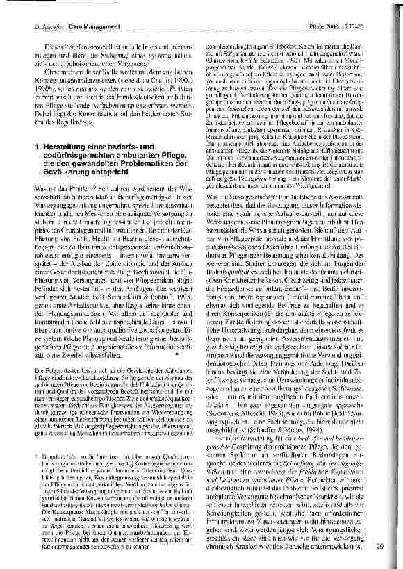 Vorschauseite 4: Care Management Pflegewissenschaftliche Überlegungen zu einem aktuellen Thema