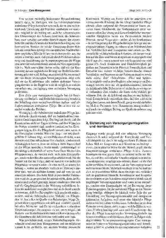 Vorschauseite 6: Care Management Pflegewissenschaftliche Überlegungen zu einem aktuellen Thema