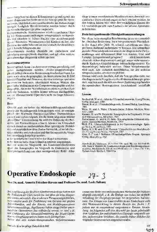 Vorschauseite 1: Operative Endoskopie