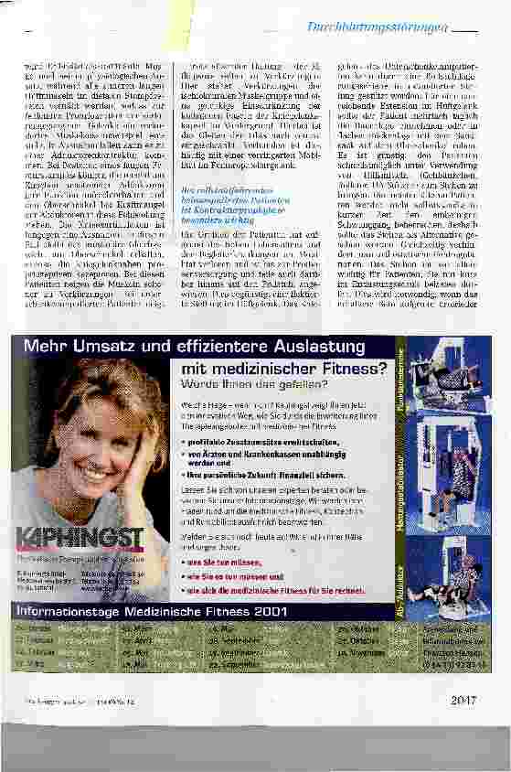 Vorschauseite 3: Die Rehabilitation beinamputierter Patienten mit arteriellen Durchblutungsstörungen