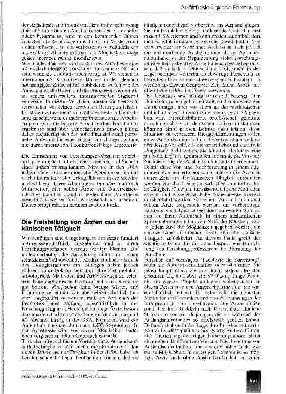 Vorschauseite 3: Der betäubte Transkriptionsfaktor oder die Rolle der Molekularbiologie in der anästhesiologischen Forschung