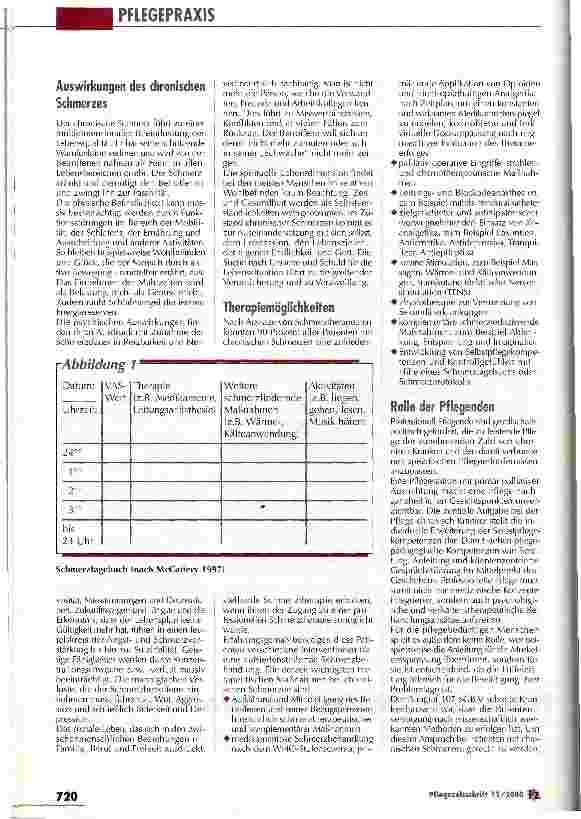 Vorschauseite 4: Schmerzen verstehen, einschätzen und bekämpfen Pflege chronisch Schmerzkranker - Teil I