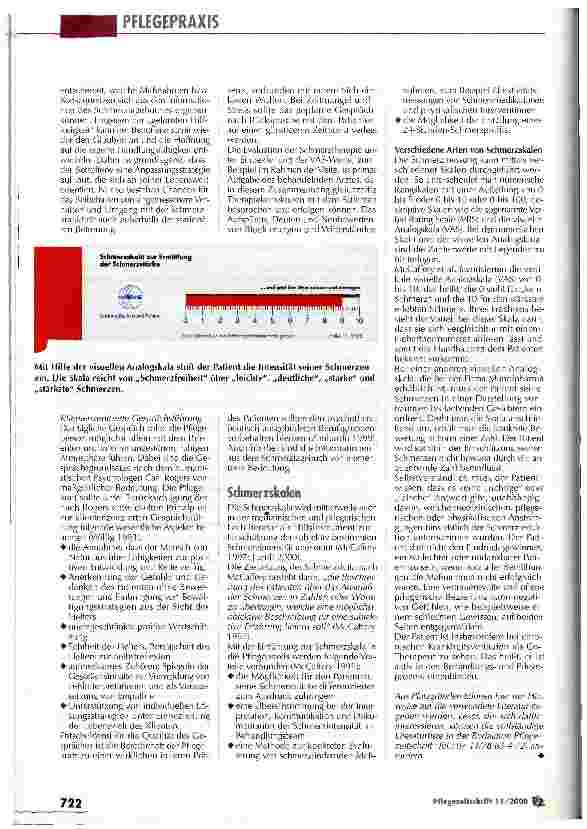 Vorschauseite 6: Schmerzen verstehen, einschätzen und bekämpfen Pflege chronisch Schmerzkranker - Teil I