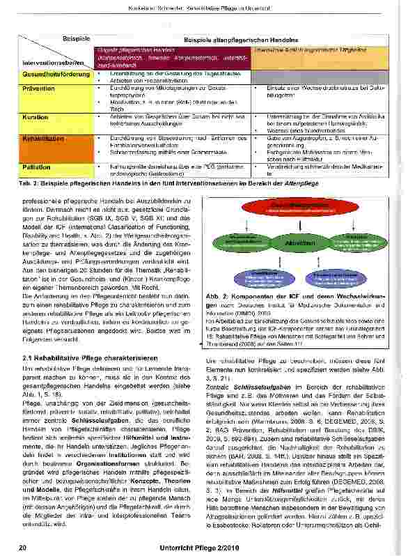 Vorschauseite 3: Rehabilitative Pflege im Unterricht