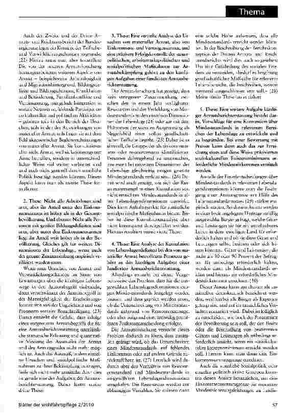 Vorschauseite 3: Lebenslage Armut
