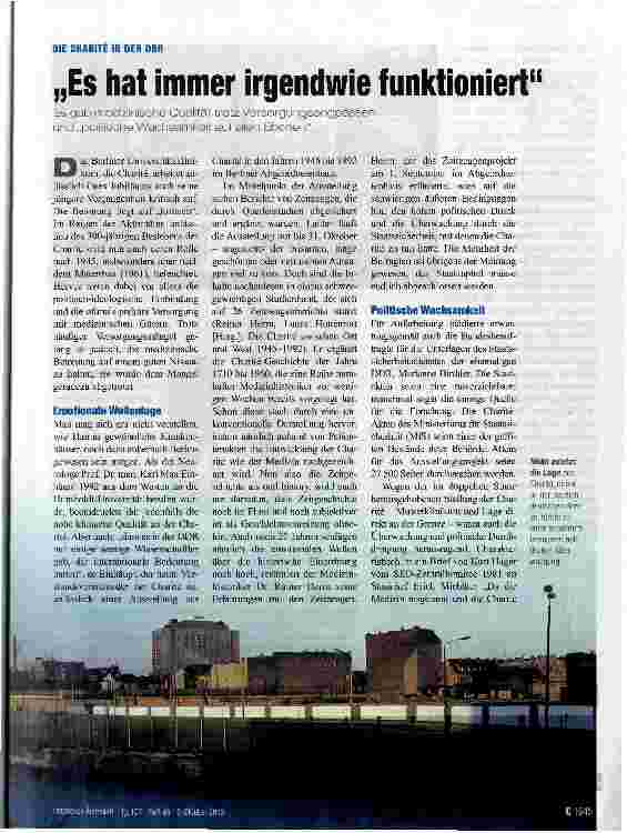 Vorschauseite 1: „Es hat immer irgendwie funktioniert