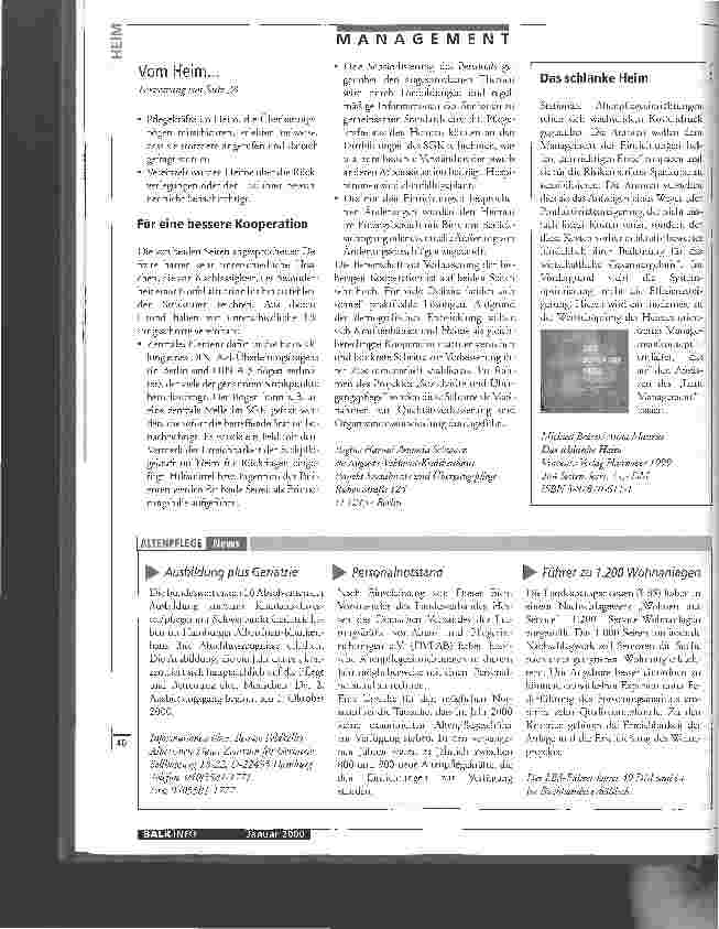 Vorschauseite 3: Vom Heim ins Krankenhaus: Die Überleitung muss klappen