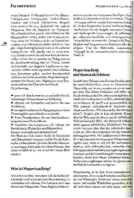 Vorschauseite 2: Pflege im Netz - Computergestützte Kommunikation
