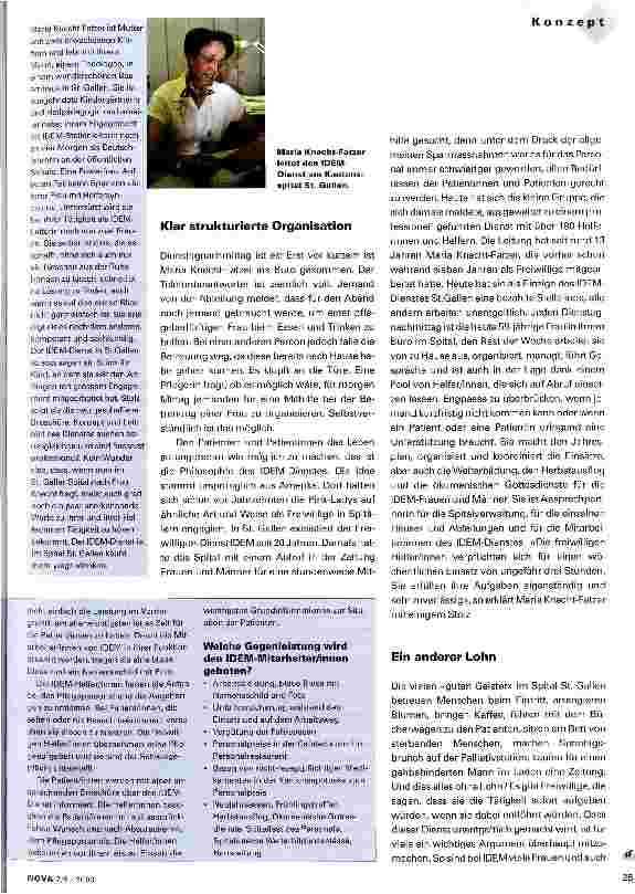 Vorschauseite 2: Der größte Lohn ist die Zufriedenheit nach dem Dienst