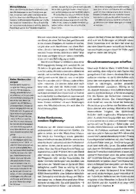 Vorschauseite 3: Der größte Lohn ist die Zufriedenheit nach dem Dienst