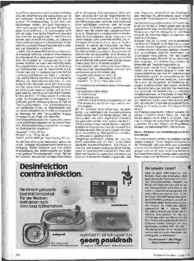 Vorschauseite 2: Infektionsverhütung in der Endoskopie aus der Sicht des Hygienikers