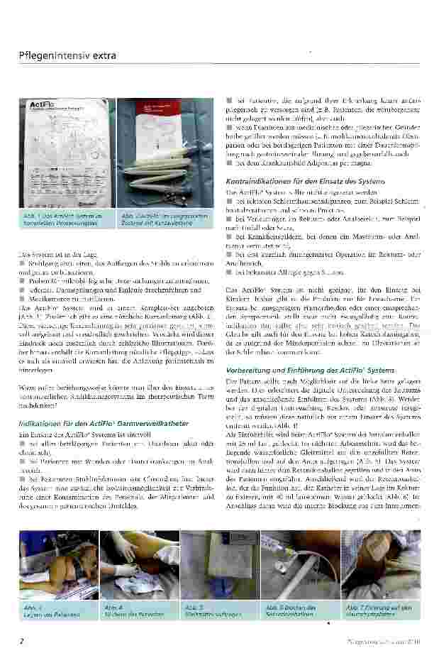 Vorschauseite 2: ActiFlo® reduziert Komplikationen und erhöht Pflegequalität