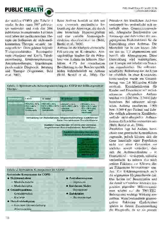 Vorschauseite 2: Chronisch obstruktive Lungenerkrankungen