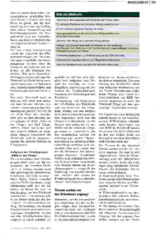 Vorschauseite 2: Forum für ethische Fragen