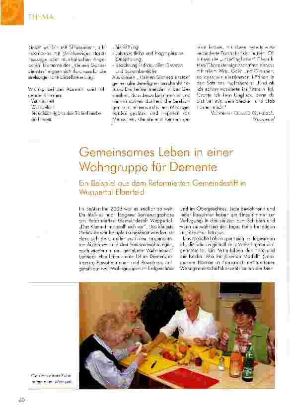 Vorschauseite 2: Der „Kleine Gottesdienst Eine seelsorgerliche Alternative für Menschen mit Demenz