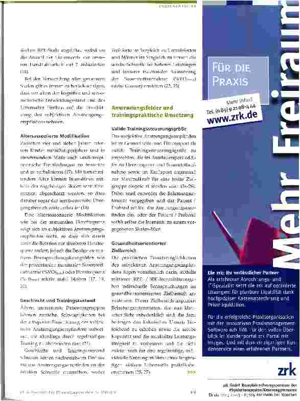 Vorschauseite 4: Das subjektive Anstrengungsempfinden
