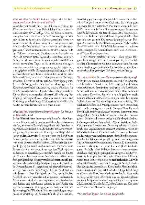 Vorschauseite 3: Interview mit Frau Prof. Gerhard