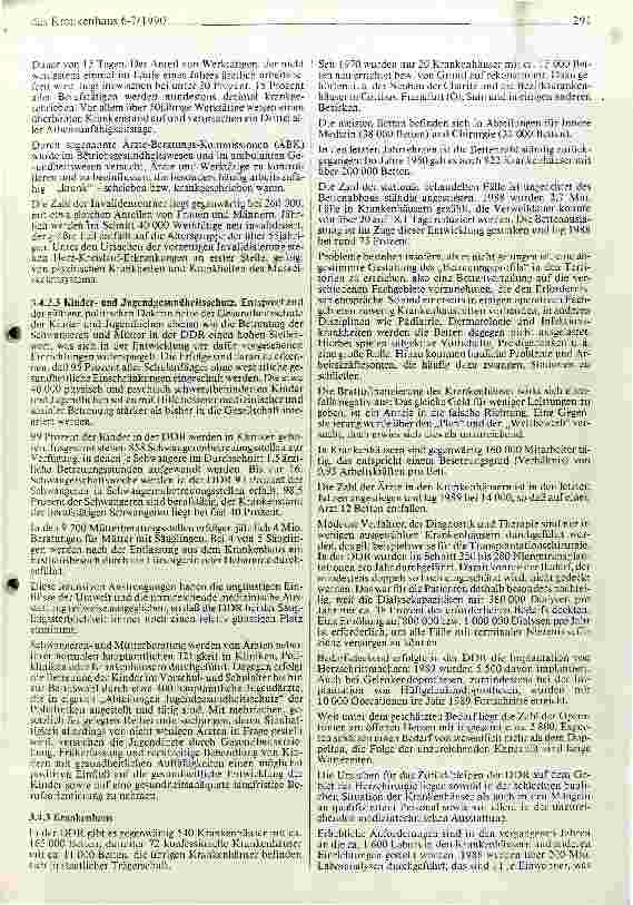 Vorschauseite 4: Das medizinische Versorgungssystem der DDR Auszüge aus dem Buch Gesundheit für ein Deutschland