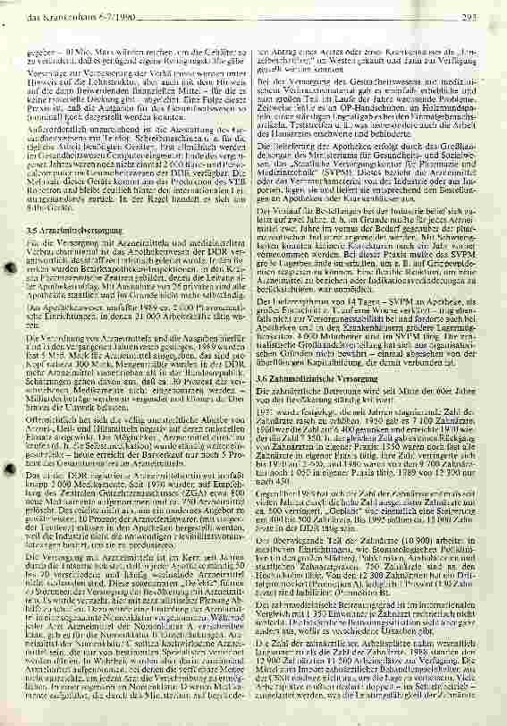 Vorschauseite 6: Das medizinische Versorgungssystem der DDR Auszüge aus dem Buch Gesundheit für ein Deutschland