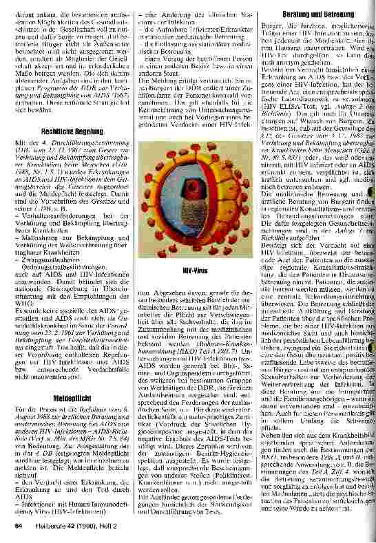 Vorschauseite 2: HIV-Infektion und AIDS-rechtliche Aspekte
