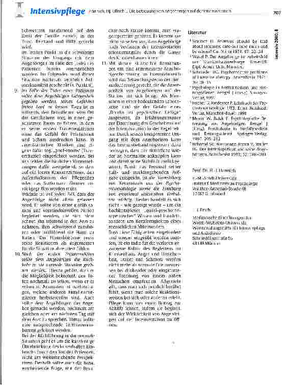 Vorschauseite 4: Die Betreuung von Angehörigen auf der Intensivstation