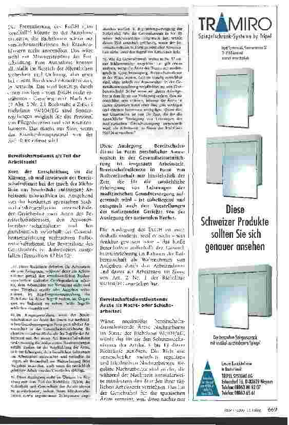 Vorschauseite 2: Das Arbeitszeit-Urteil des EuGH Konsequenzen für den Bereitschaftsdienst in Krankenhäusern