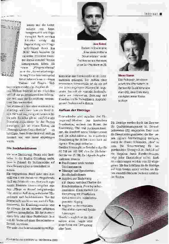 Vorschauseite 2: www.Versorgungsnetz-Gesundheit.de Eine innovative Plattform für Informationen rund um das Gesundheitssystem in der Region Oldenburg