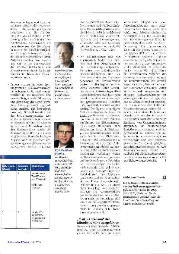 Vorschauseite 4: Zeitig gegensteuern