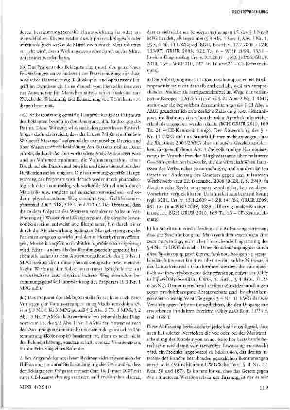 Vorschauseite 3: Macrogol -Abgrenzung zwischen Arzneimittel und Medizinprodukt