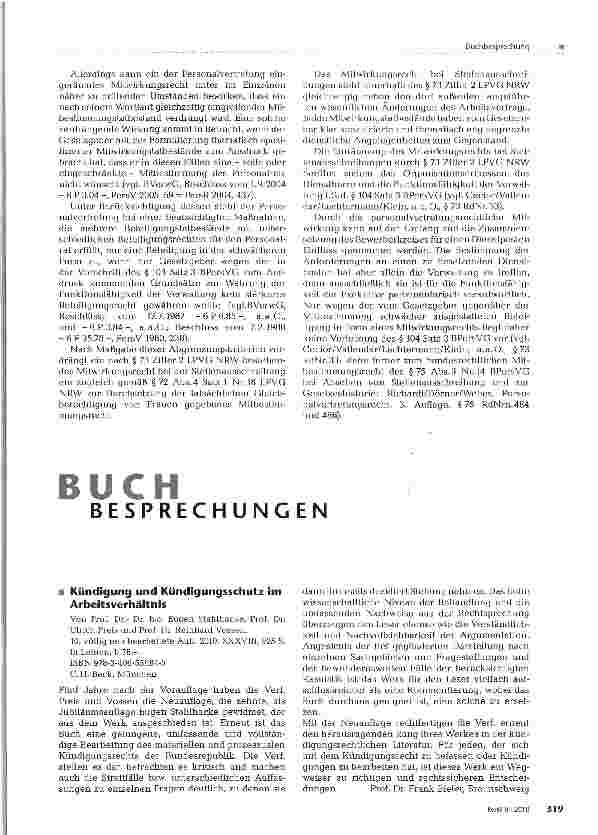 Vorschauseite 4: Mitbestimmung bei Ausschreibungen