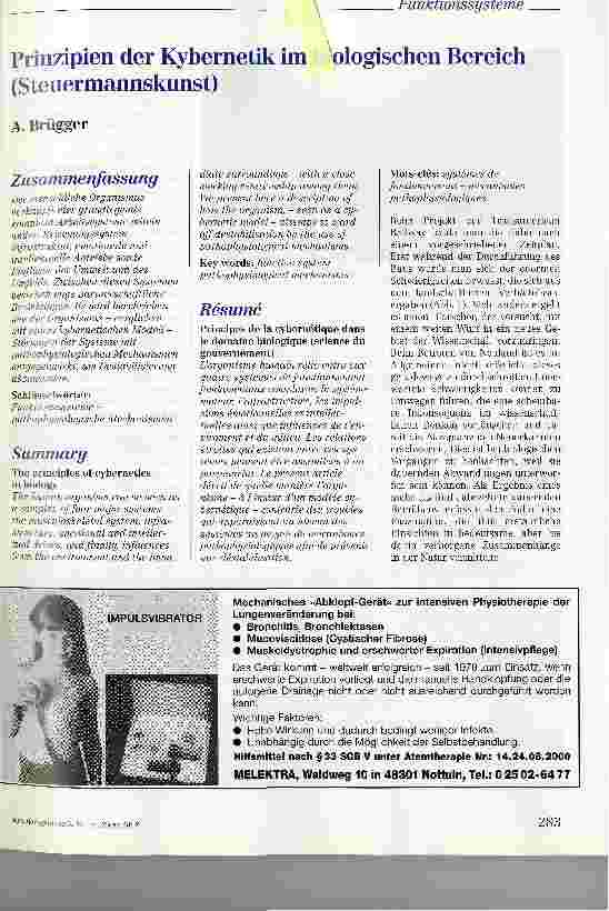 Vorschauseite 1: Prinzipien der Kybernetik im Wogischen Bereich (Steuermannskunst)