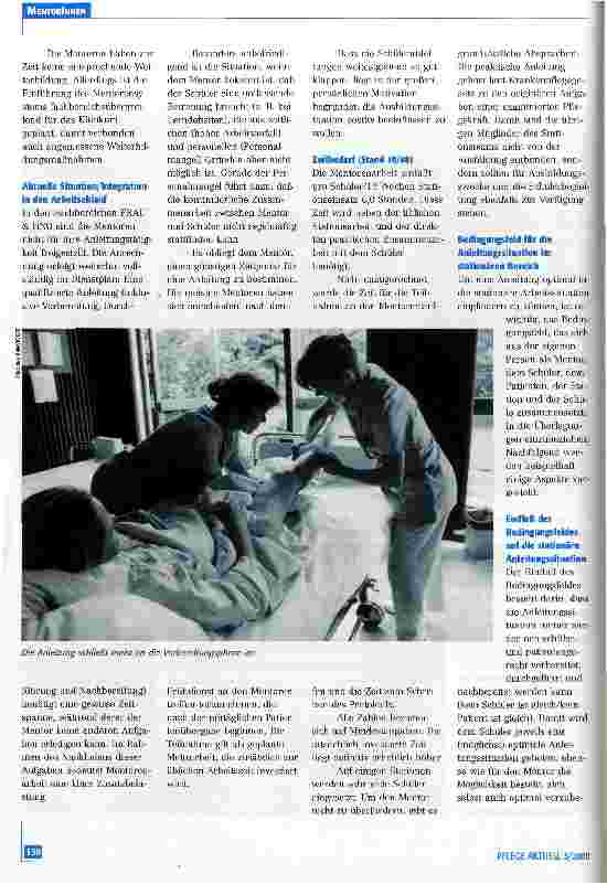 Vorschauseite 3: Das Aufgabengebiet der MentorIn