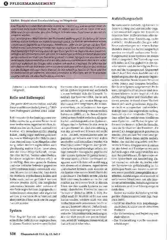 Vorschauseite 2: Aufstellungsarbeit - eine sinnvolle Methode in der Altenpflege