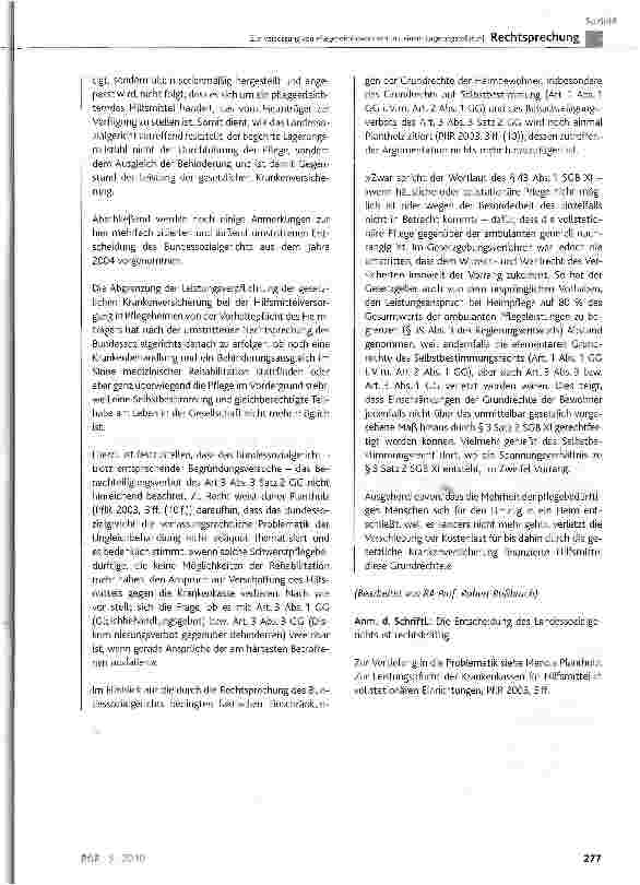 Vorschauseite 5: Zur Versorgung von Pflegeheimbewohnern mit einem Lagerungsrollstuhl