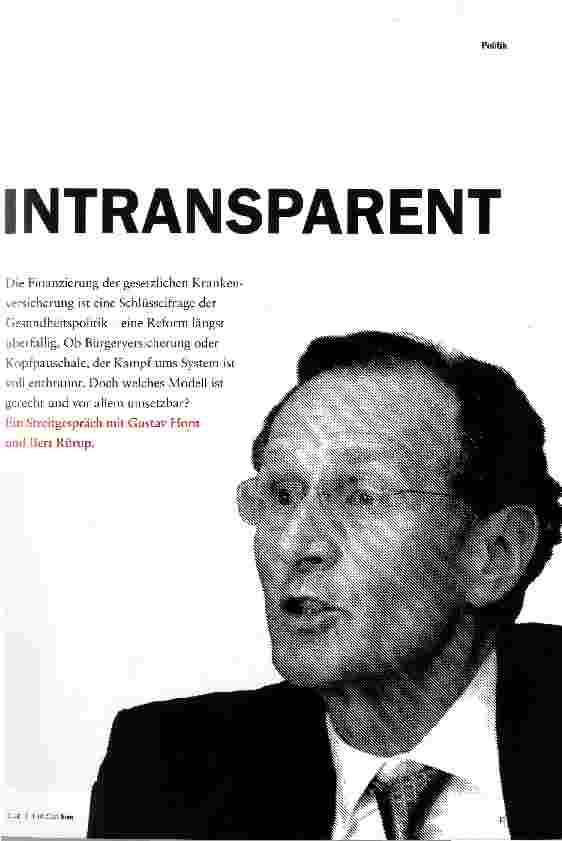 Vorschauseite 2: UNGERECHT UND INTRANSPARENT