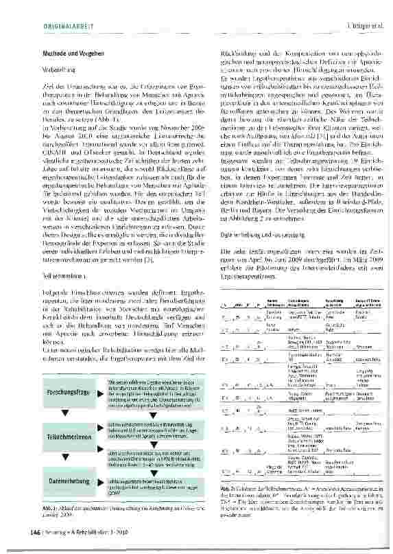 Vorschauseite 4: Betätigungsorientierung in der Ergotherapie als Chance für teilhabeorientierte Rehabilitation bei Apraxie - eine Bestandsaufnahme