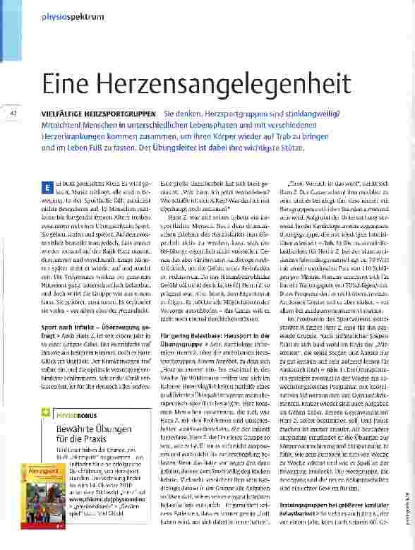 Vorschauseite 1: Eine Herzensangelegenheit