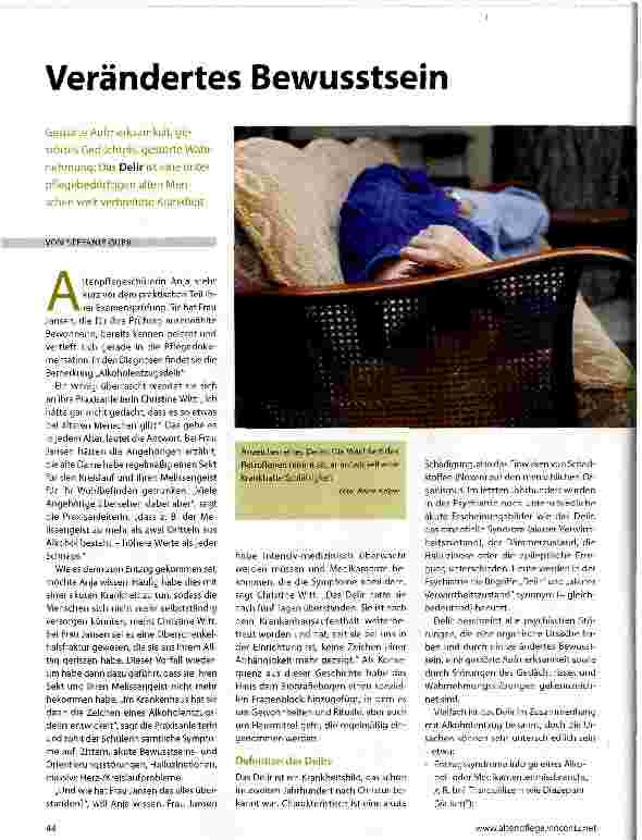 Vorschauseite 1: Verändertes Bewusstsein