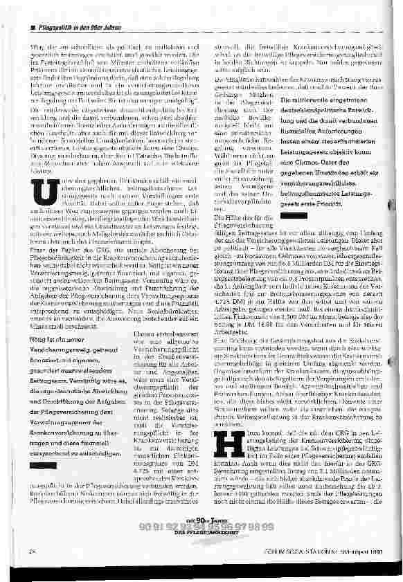 Vorschauseite 2: Sicherung bei Pflegebedürftigkeit - das verkannte Problem