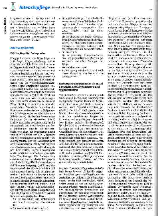 Vorschauseite 5: Pflegediagnosen: eine Analyse