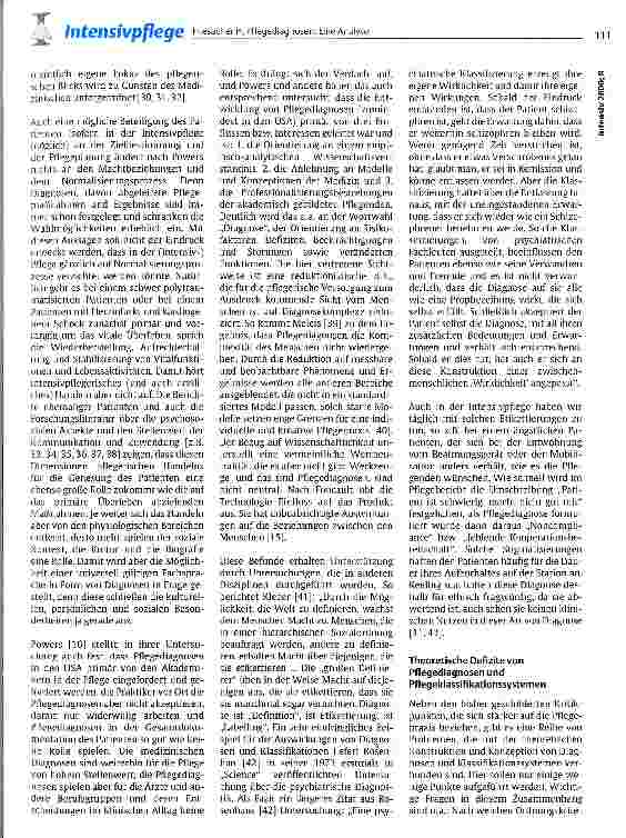 Vorschauseite 6: Pflegediagnosen: eine Analyse
