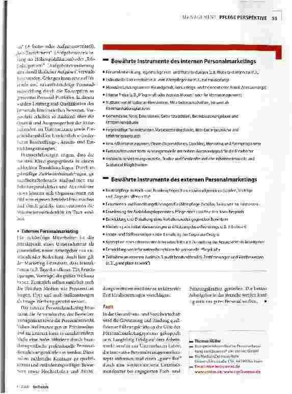 Vorschauseite 2: Personalnotstand vermeiden!