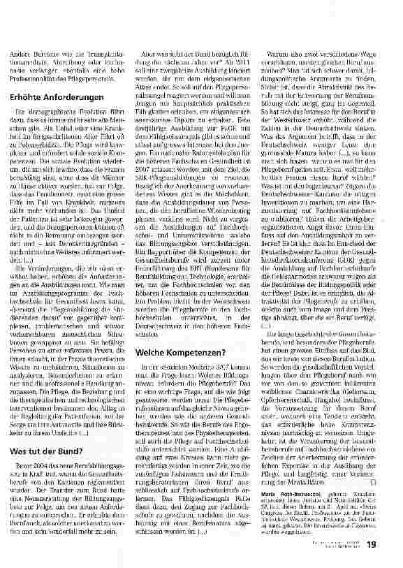 Vorschauseite 2: Attraktivität steigt mit Aufwertung des Berufs