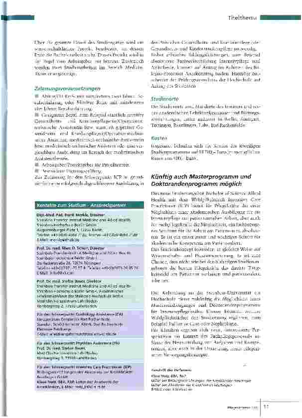 Vorschauseite 2: Es ist Pionierleistung, die wir erbringen